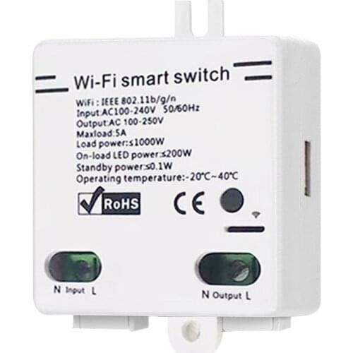 EWeLink WI-FI Smart Switch 5A/1000W Wireless Switch w/ Timing Function Remote Controller For Android APP Control For Smart Home
