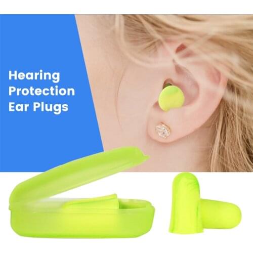 Slow Rebound Sponge Earplugs Soft Sleep Earplugs Noise Reduction Soundproof Earplugs Air Sleeping Ear Protector For Sleeping