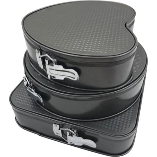 3Pcs/Set Springform Cake Pan,Leakproof Non-Stick Cake Oven Mould, with Unique Releasable Latches and Move Bottom