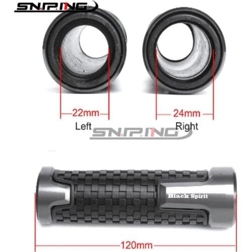 Motorcycle Accessories Handlebar Grips 7/8 "22mm For Kawasaki Z ZR ZX 125 250 750 750R 750S 800 CNC Aluminum Motorcycle Handle