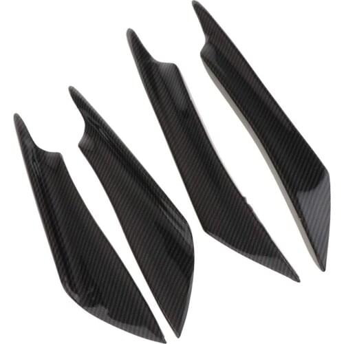Auto Parts Automotive Universal Kit Front Bumper Spoiler Lip Splitter Side Skirt Roof Spoiler 100% Waterproof Protection 4pcs