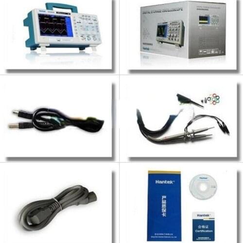 Hantek DSO5202P Digital Oscilloscope 200MHz bandwidth 2 Channels PC USB LCD Portable Osciloscopio Portatil Electrical Tools