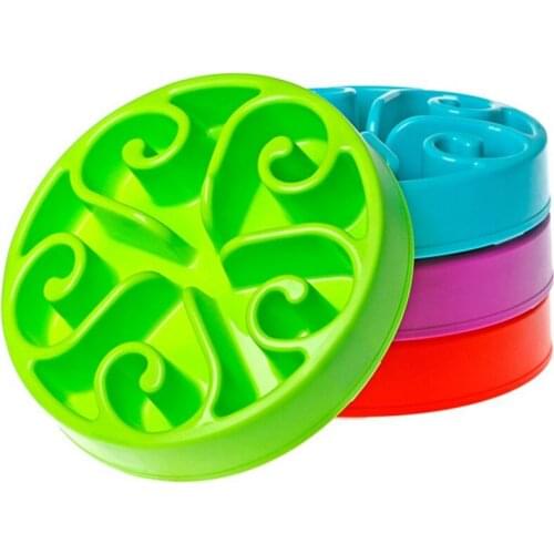Flower Labyrinth Design Pet Dog Preventing Choking Dog Feeder Slow Eating Pet Bowl Prevent Gluttony Obesity Dog Bowls Anti Choke