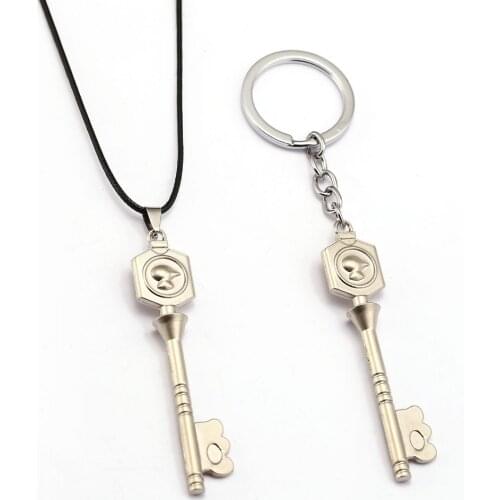 FAIRY TAIL Necklace Lucy Heartfilia Star Key Fashion Rope Pendant fans Gift Anime Jewelry Accessories