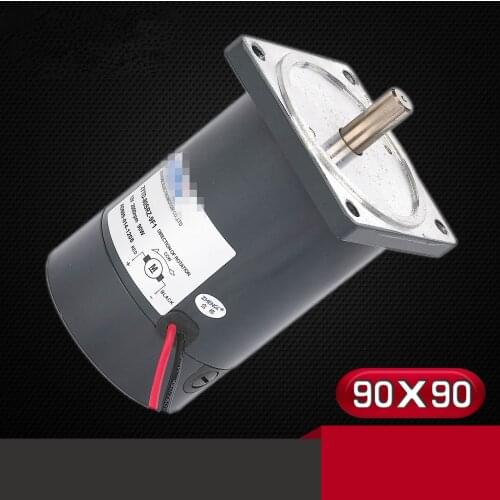 ZYTD-80SRZ-9F1 12V 24V 80mm DIA 90W Permanent Magnet Brush DC Motor Flange 1500RPM-5000RPM