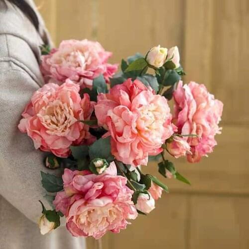 Artificial Flowers Wedding Accessories Decoration Salon False Blossoms Decor American Pastoral Fleurs Artificielles Flores Secas