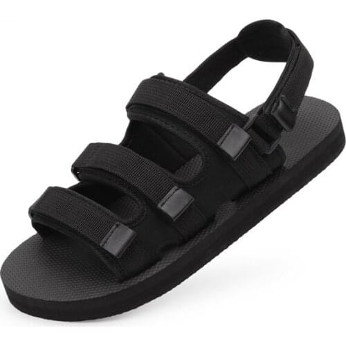 Summer Breathable Leather Outdoor Indoor Office Beach Men Sandals