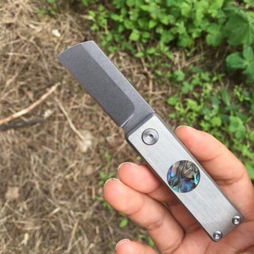 New style sharp folding knife s35vn high hardness folding knife multifunctional goods Mini key ring gift knife