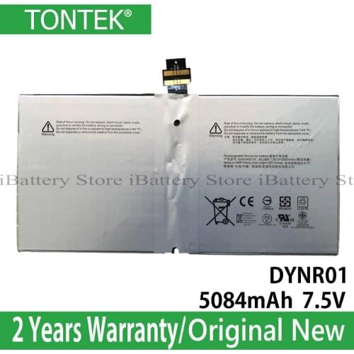 Genuine DYNR01 Battery For Microsoft Surface Pro 4 1724 12.3'' Tablet Series G3HTA027H Batteria Original AKKU