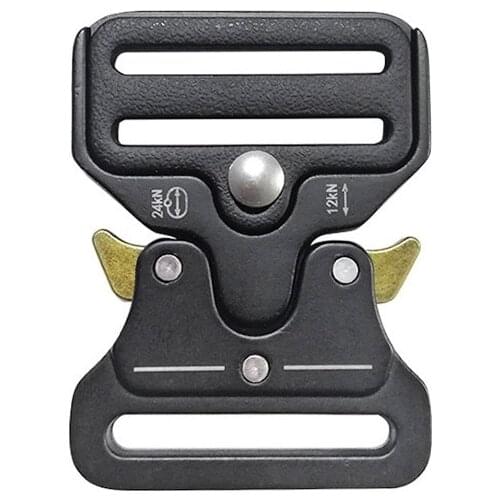 PGY 38mmAlloy Quick Side Release Buckle Mens Outdoor Tactical Belt Buckles Head DIY Clothes Webbing Strap Outdoors Accessory