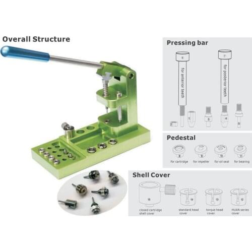 Professional Repair Tools Sets for All Types Dental High Speed Handpieces Bearings Cartridge Turbine Repair Tool Set Air Turbine