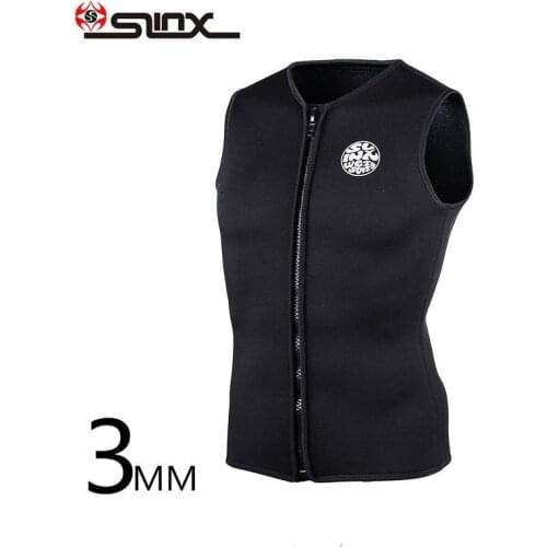Slinx Neoprene 3mm Vest Surf Wet Suit For Men Kitesurfing Suit Diving Swimsuit Swimwear Shorty Wetsuit