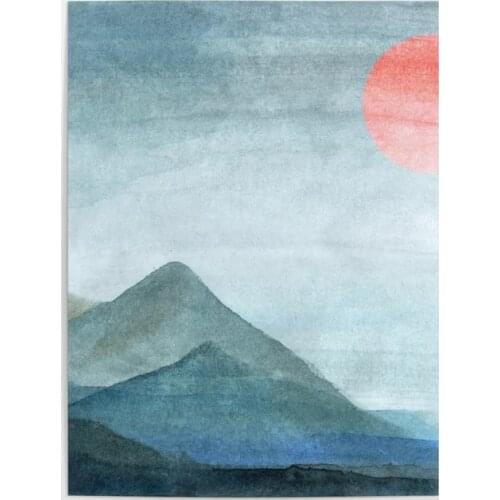 Home Decoration Hd Print Pictures Sun Mountain Wall Artwork Modular Landscape Poster Canvas Painting For Living Room No Frame