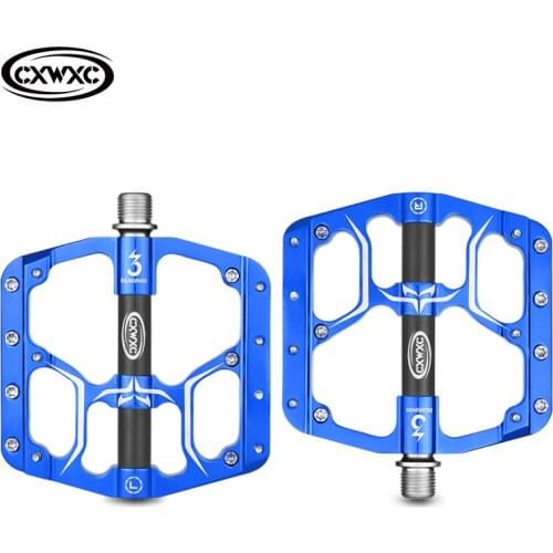 Ultralight Road Bike Pedals Mountain Bicycle Pedals 3 Sealed Bearings Wide Platform Cycling BMX Pedal Aluminum MTB Flat Pedals