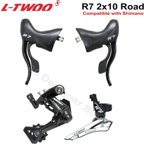 LTWOO R7 2X10 Road Bike Shifters 2x10 Speed Lever Brake Road Bicycle Derailleur Compatible for road 10s R6800 R4700 Claris Sora