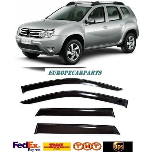 For Renault/Dacia Duster 2011-2017 Side Window Visors Rain Guard Vent Deflectors 4 pieces