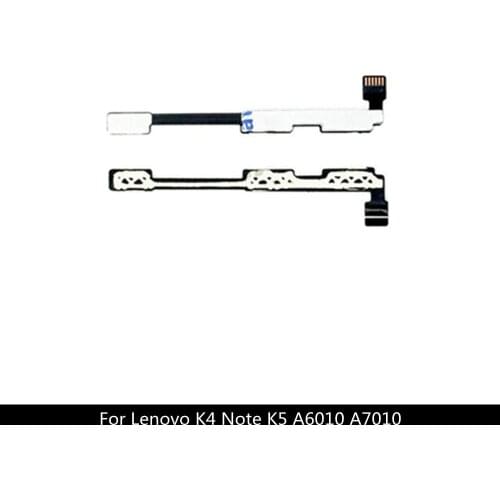 New Power Switch Flex For Lenovo K4 Note K5 A7010 Volume Side Button Flex Cable Replacement Parts