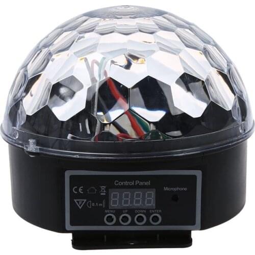 HHO-DMX512 lighting scene DJ Disco bulb LED RGB lamp Crystal Ball Spotlight soiree club bar