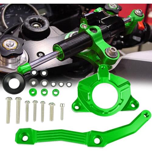 Motorcycle Steering Stabilize Damper Bracket Support Mount Kit For Kawasaki Z1000 Z 1000 ABS 2011 2012 2013 2014 2015 2016-2018
