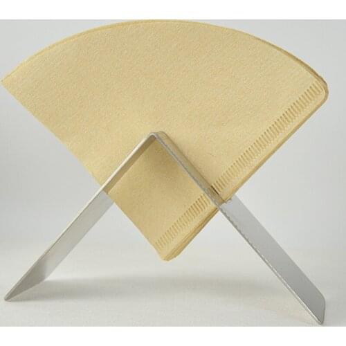 Coffee Filter Container Countertop Dispenser Display Stand Hand Drip Coffee Filter Paper Holder Storage Rack V Decorative Cone