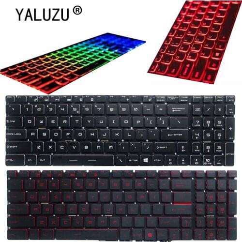 New English Crystal RGB backlit colorful Keyboard for MSI GT62 GT72 GE62 GE72 GS60 GS70 GL62 GL72 GP62 GT72S GP72 GL63 GL73 US