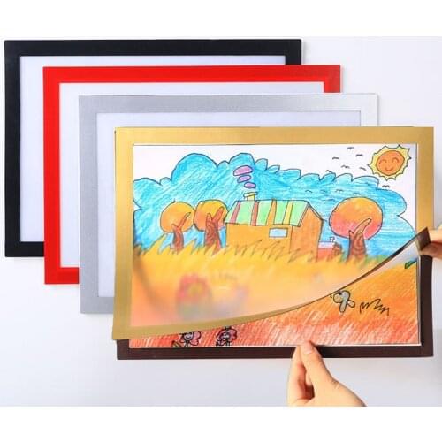 Magnetic Picture Frame Home A4 A3 Poster Cover Refrigerator Wall Wall Decor Pictures Photo Certificates Magnetic Photo Frame