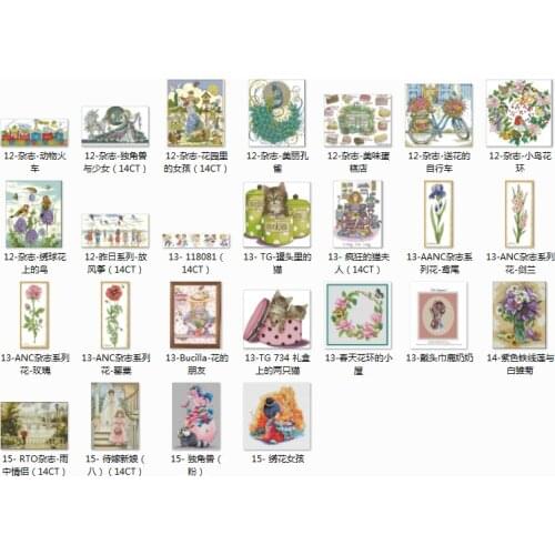 Top selling 10.99usd smaller baby Counted Cross Stitch 11CT 14CT 18CT DIY Chinese Cross Stitch Kits Embroidery Needlework Sets
