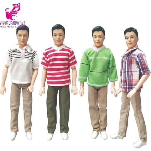 New Arrival Outfit Wear Shirt for Barbie Doll Boy Firend for Doll Ken Outfit Clothes and Pants