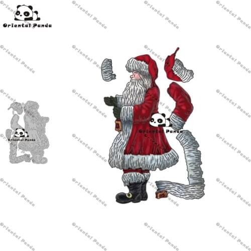 New Dies 2020 Santa Claus Metal Cutting Dies diy Dies photo album cutting dies Scrapbooking Stencil christmas dies die cut