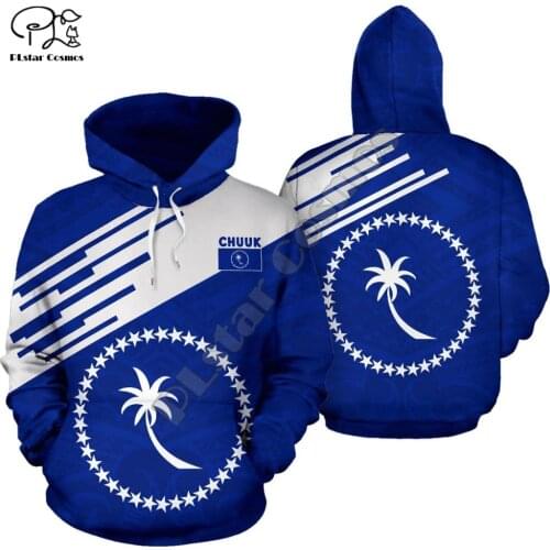 New Brand Island Chuuk Country Flag Tribal Culture Retro Streetwear Tracksuit Men/Women Pullover 3DPrint Funny Casual Hoodies 10