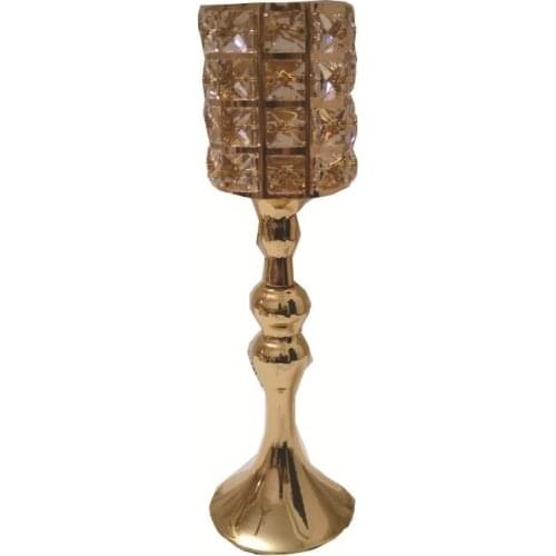 New Mermaid Single Head Candlestick European Candlestick Decoration Wedding Props Crystal Candle Holder