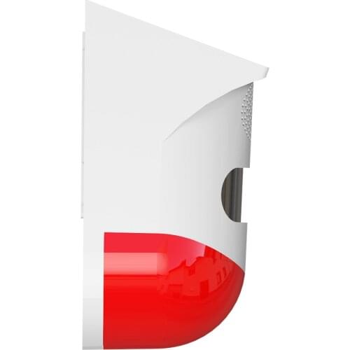 Solar infrared alarm 120 decibel sound alarm infrared motion sensor detector siren strobe alarm