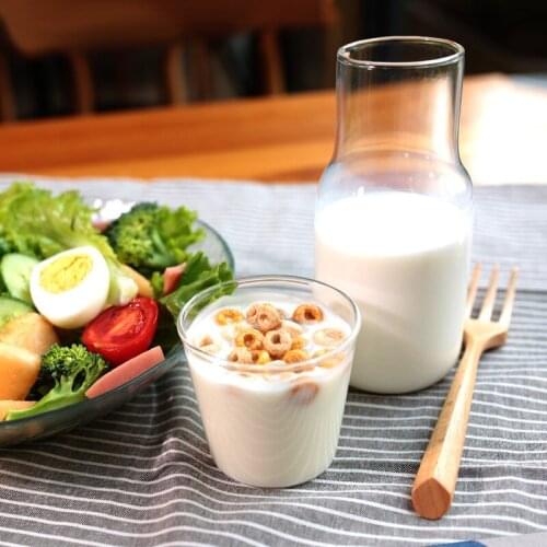 Japanese-style Glass Teapot Heat-resistant Glass Cold Water Teapot Teacup Flower Teapot Milk Glass