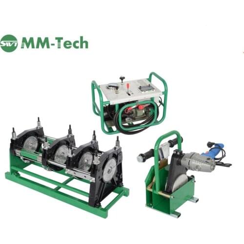 SWT-B200/50H pe pipe fitting hydraulic butt fusion welding machine from 50mm to 200mm hot sale