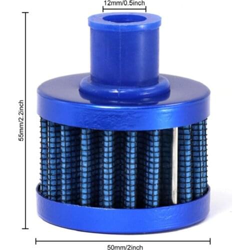 Universal Clamp-On Air Filter 0.5Inch Round Tapered High Volume Flow Of Clean And Cooler Free Air for Car Vehicle Truck