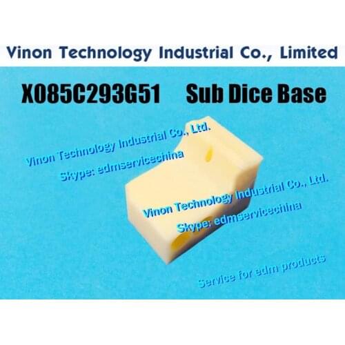 X085C293G51 EDM MV Sub Dice Base for Mitsubishi MV1200S, MV2400S series machine X085-C293-G51, DFH1800, DFH18A
