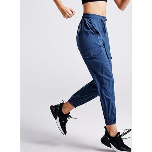Women Long Running Pants Yoga Workout Sweatpants Fitness Sports Gym Hiking High Waist Clothing Womens Trousers For Female 3076