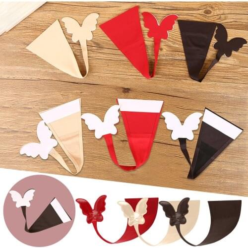 Womens underwear sexy C pants womens appeal underwear invisible traceless one piece cat butterfly heart-shaped C-shaped pants