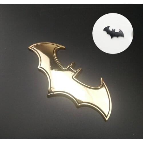 3D metal "bat" in the biker style logo sticker for Hyundai ix35 iX45 iX25 i20 i30 Sonata,Verna,Solaris,Elantra,Accent,Veracruz