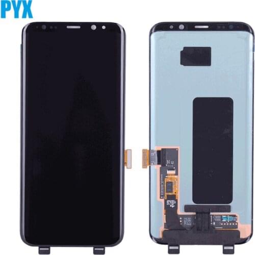 5PCS/LOT LCD Display For Samsung Galaxy S8 Plus G955 With Touch Digitizer Assembly Black Free DHL