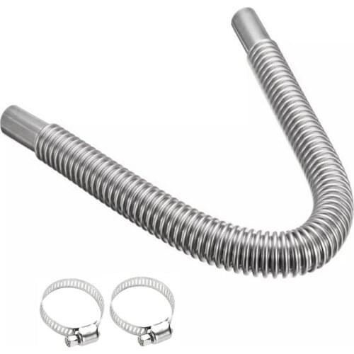 Car Parking Heater Accessories 100/150/200/250/300CM Stainless Steel Exhaust Pipe