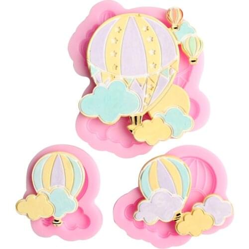 Aouke different Kinds Of balloon Silicone Decorating Molds Cake Silicone Mold Sugarpaste Candy Chocolate Gumpaste Clay Mould