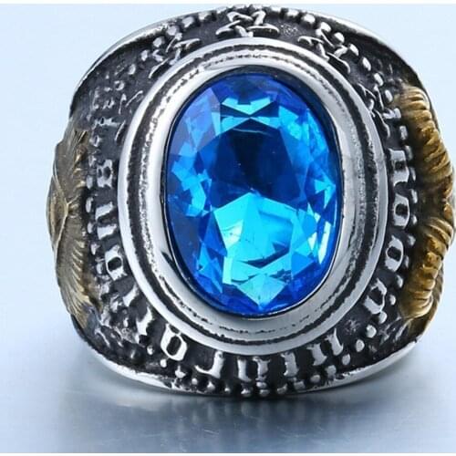 BLUELANS Punk Rings For Men