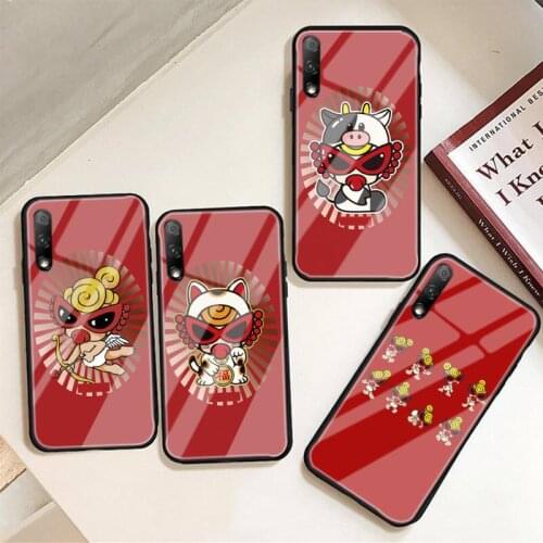 Japan Street Fashion Luxury Hysteric Mini Phone Case For Huawei P9 10 20pro 30lite Mate9 10lite 20pro Honor 7A 8X Tempered Glass