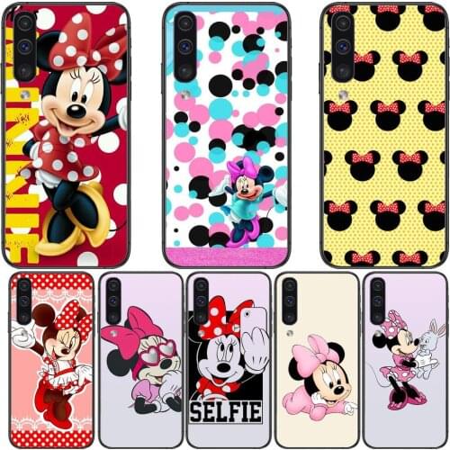 Minnie Mouse and Mickey Phone cover hull For SamSung Galaxy S8 S9 S10E S20 S21 S5 S30 Plus S20 fe 5G Lite Ultra black soft case