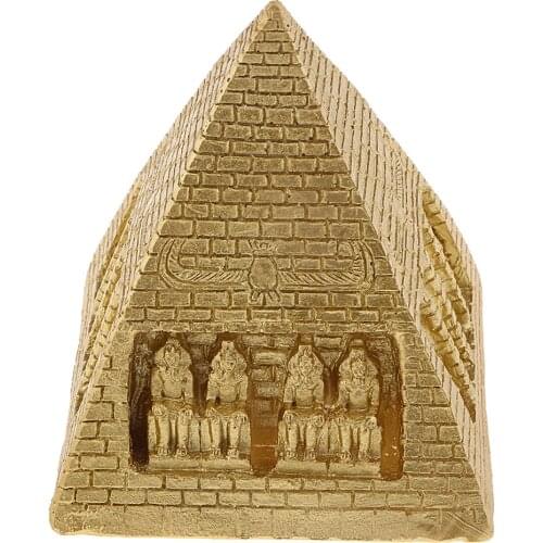 Egypt Pyramid Model Resin Pyramids Figurine For Kids Sand Table Decor Toy