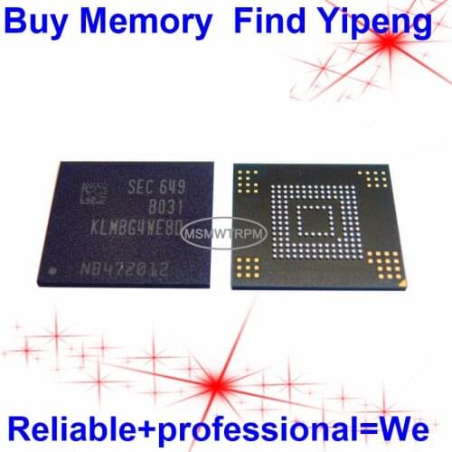 KLMBG4WEBD-B031 BGA153Ball EMMC5.0 5.0 32GB Mobilephone Memory New original and Second-hand Soldered Balls Tested OK