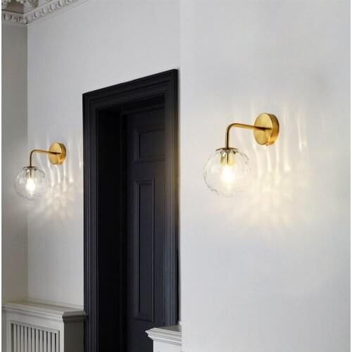 Loft hanglampen living room decoration crystal bedroom light rope crystal bedroom dining room bedside lampara pared wall lamp