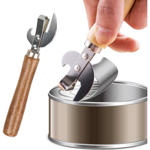 Can Opener Manual Lid Remover Multifunctional Bottle Opener For Jars Canisters Gadgets Kitchen Accessories