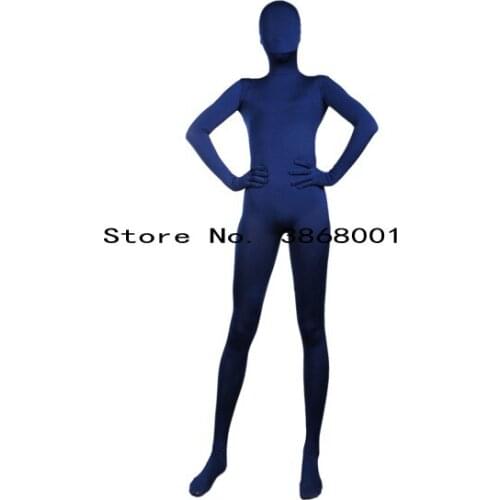 Halloween Cosplay Full Body Zentai Suit Custom made Second Skin Tights bodySuit Spandex jumpsuit